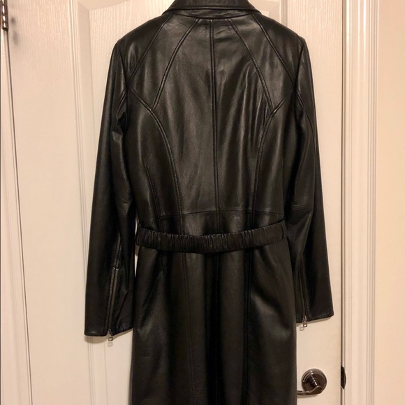 Danier Leather Long Double Layer Coat - Picture 7 of 10